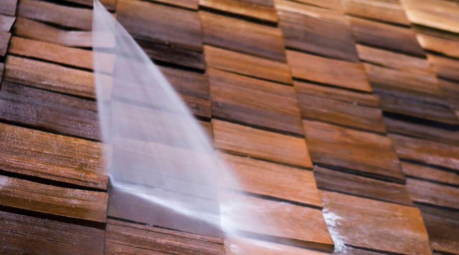 Professional gutter cleaning in Derma, MS